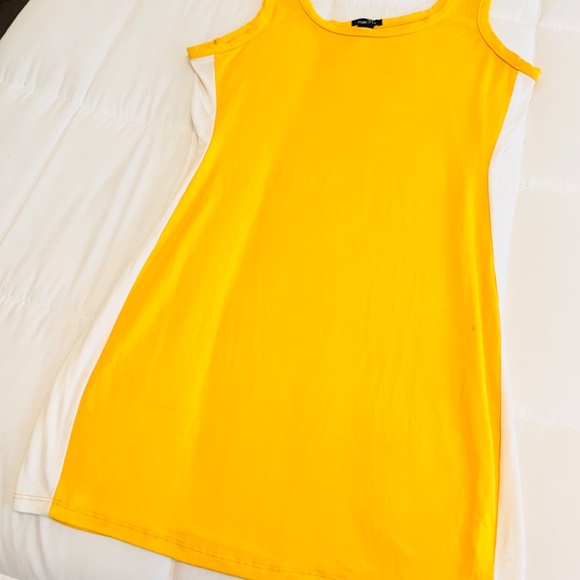 Yellow Women’s Tank Dress - Picture 2 of 7